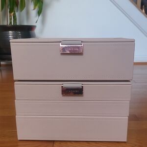Stackers Cream Jewelry Box Set